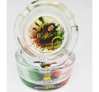 The Bob Marley Glass Ashtray