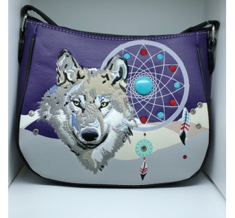 Lone Wolf & Dreamcatcher Hip Bag