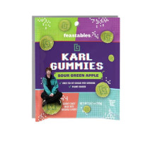 Feastables Karl Gummy Candy Sour Green Apple, 1.8 oz (50g), 1 Bag